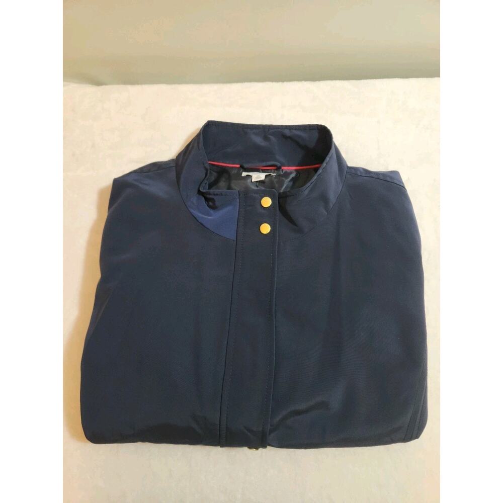 Crown & Ivy NWT Windbreaker Jacket Womens 2XL XXL Navy Blue Coat